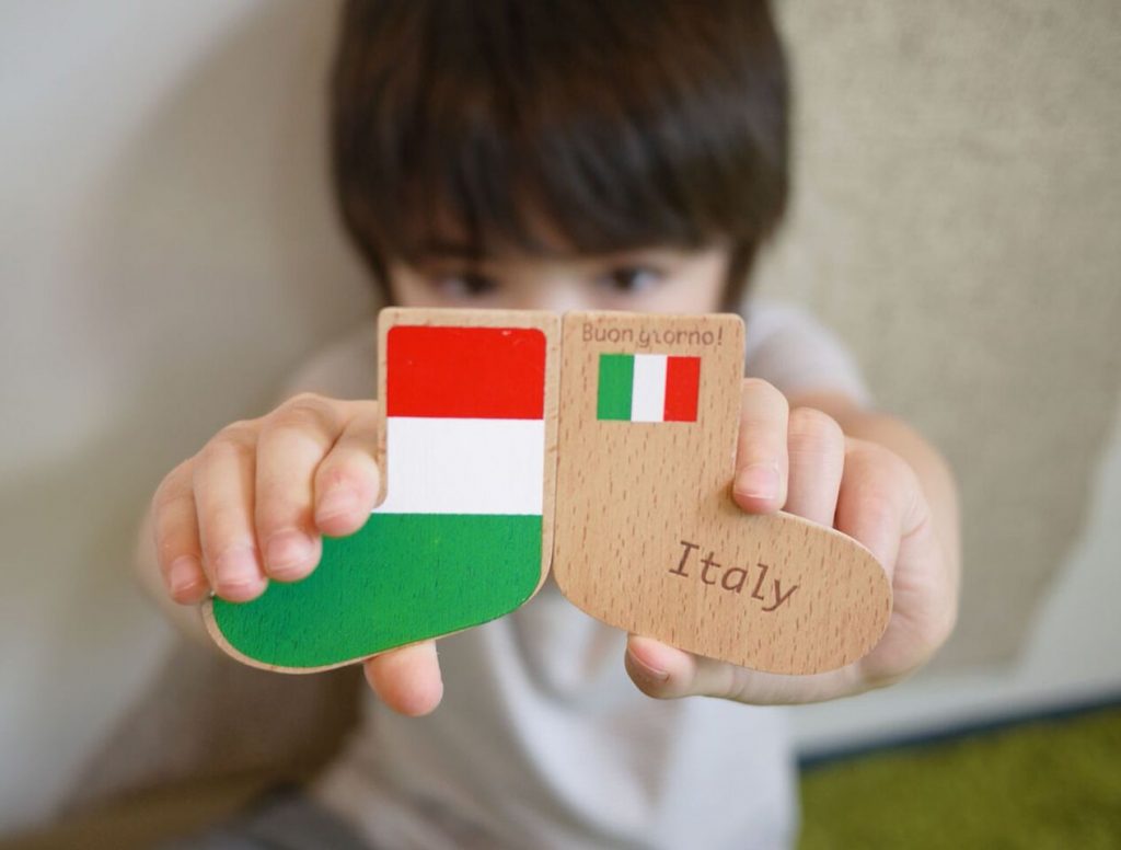 Italian flag toy