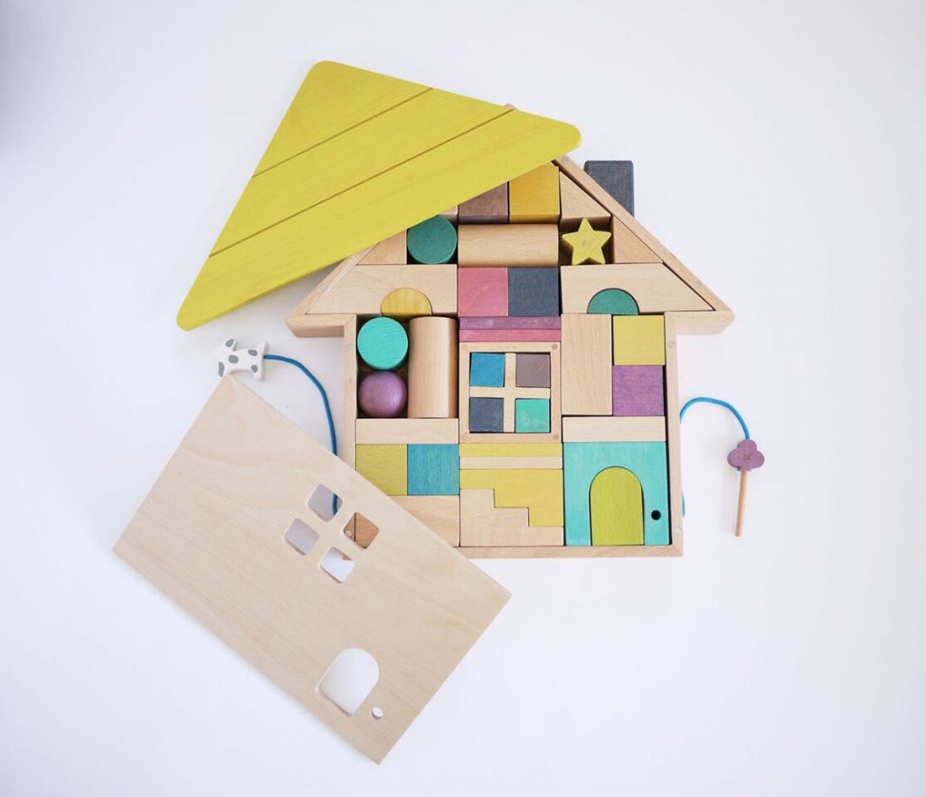 wooden house toy